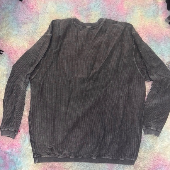 YEE YEE Apparel Corded Crew Crewneck Sweatshirt Grey XL - Picture 4 of 4